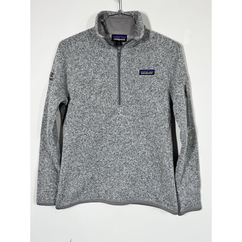 Patagonia Better Sweater Women's Size Medium Gray 1/4 Zip Pullover Fleece Jacket